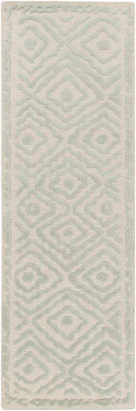 Ashland Modern Green/Beige Area Rug