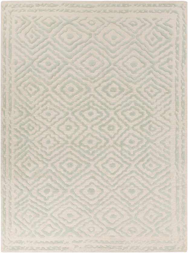 Ashland Modern Green/Beige Area Rug