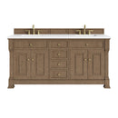 James Martin Brookfield 72" Double Bathroom Vanity, Pecan