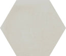 Attitude Light White Hexagon 8 1/ Concrete Look Porcelain Tiles 8.5x10