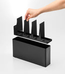Utensil & Thin Cutting Board Holder - Steel by Yamazaki Home