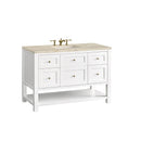James Martin Breckenridge 48" Single Bathroom Vanity, Bright White