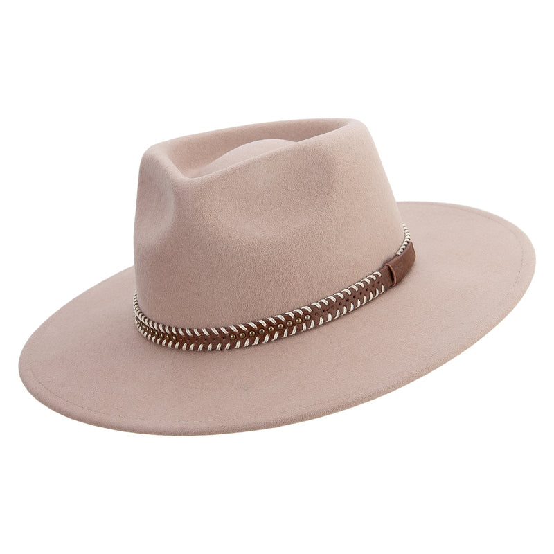 Women's Stiched Hat Band Fedora