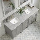 James Martin Brittany 72" Double Bathroom Vanity, Urban Gray