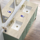 James Martin Chicago 72" Double Bathroom Vanity, Smokey Celadon