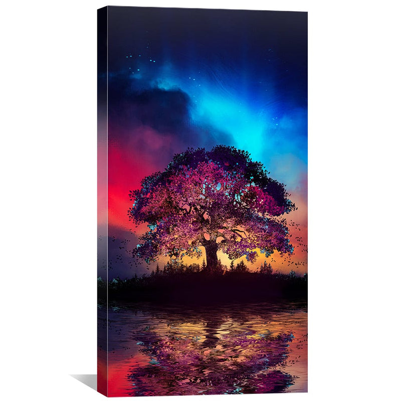 Aurora Arboreal Canvas