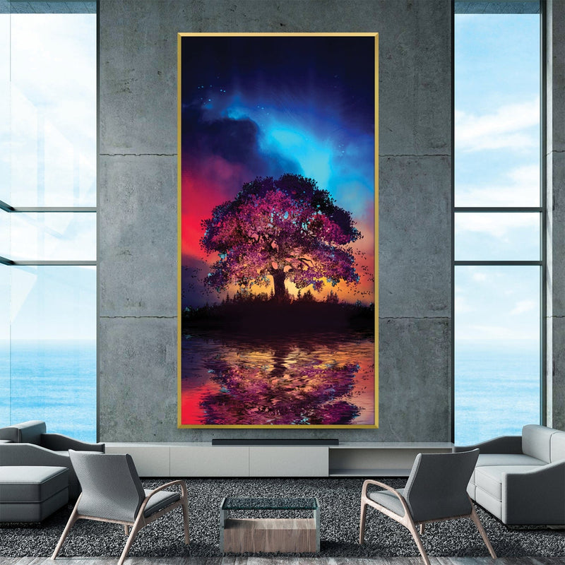 Aurora Arboreal Canvas