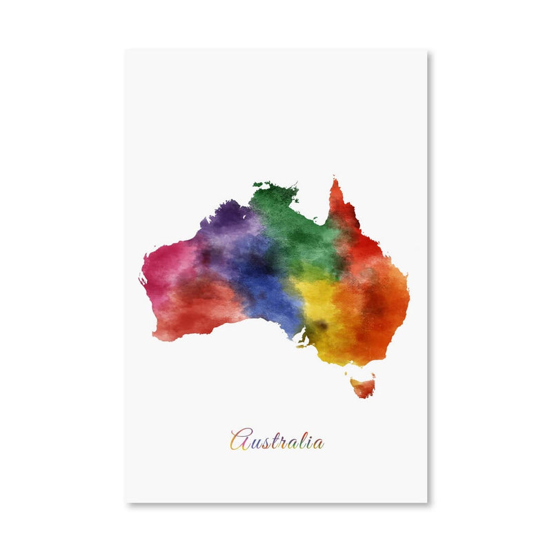 Australia Rainbow Canvas