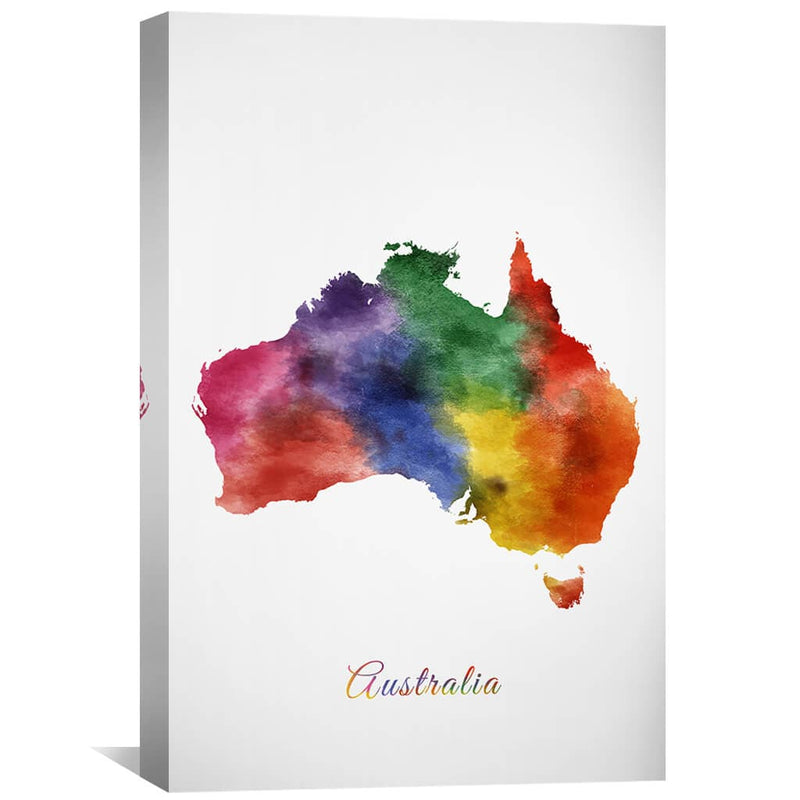 Australia Rainbow Canvas