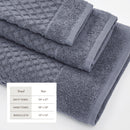 Cotton Diamond Waffle Weave Bath Towel Set - Grayson Collection by Great Bay Home