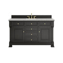James Martin Brookfield 60" Single Bathroom Vanity, Black Onyx