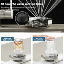 GobekUsa Glass Rinser: Automatic Cup Washer for Home Bar Coffee Pitcher - Kitchen Tool