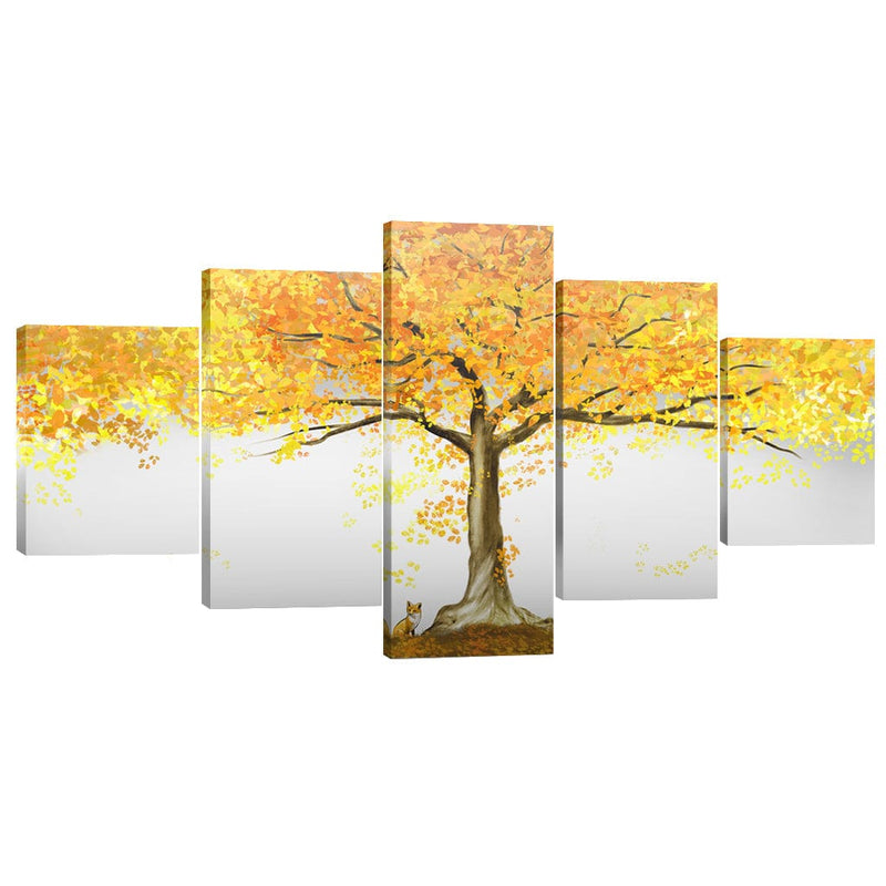 Autumn Fox Canvas - 5 Panel