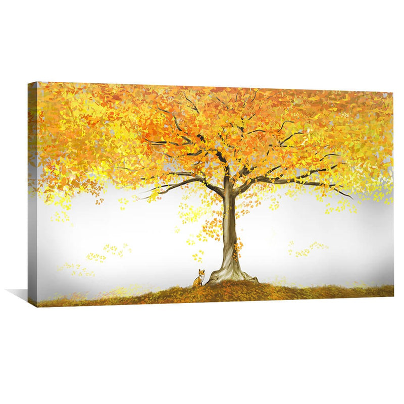 Autumn Fox Canvas