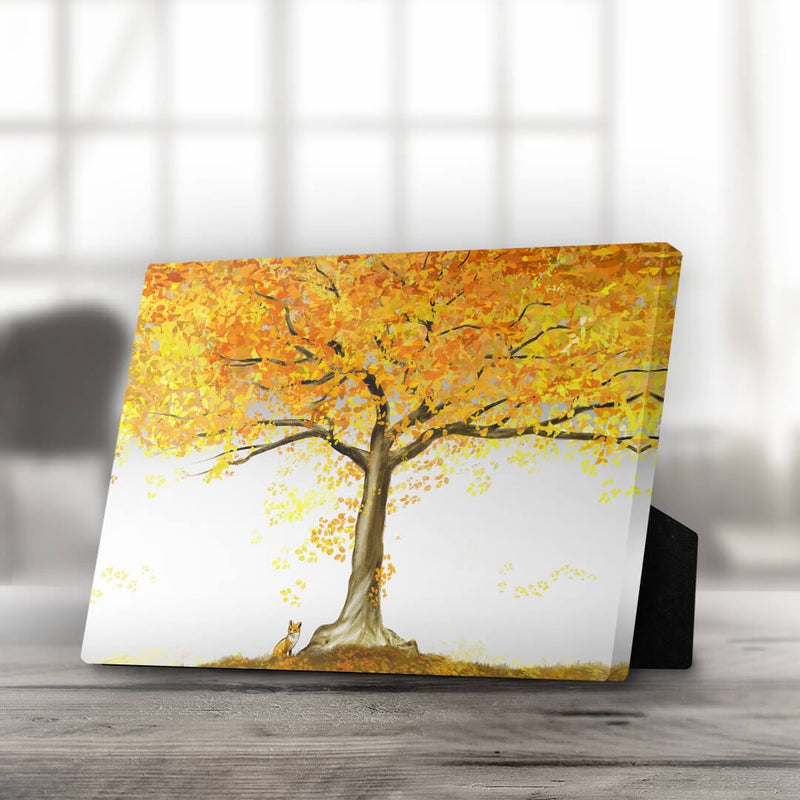 Autumn Fox Desktop Canvas