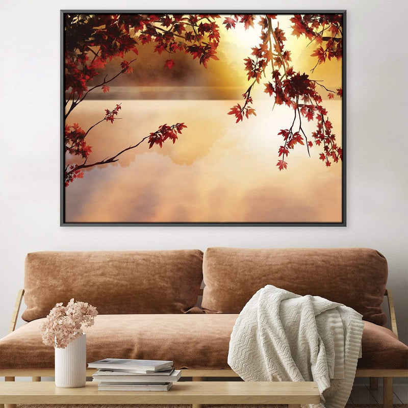 Autumn Lake Canvas