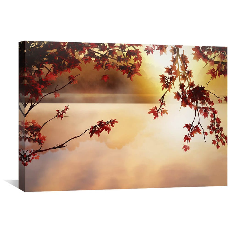 Autumn Lake Canvas