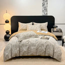 GobekUsa Brushed Cotton Printed Duvet Cover Set - Single/Double Bed Bedclothes
