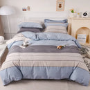 GobekUsa Brushed Cotton Printed Duvet Cover Set - Single/Double Bed Bedclothes