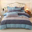 GobekUsa Brushed Cotton Printed Duvet Cover Set - Single/Double Bed Bedclothes