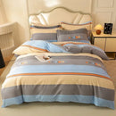 GobekUsa Brushed Cotton Printed Duvet Cover Set - Single/Double Bed Bedclothes
