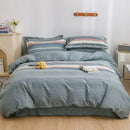 GobekUsa Brushed Cotton Printed Duvet Cover Set - Single/Double Bed Bedclothes