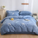 GobekUsa Brushed Cotton Printed Duvet Cover Set - Single/Double Bed Bedclothes