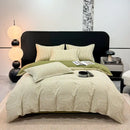 GobekUsa Brushed Cotton Printed Duvet Cover Set - Single/Double Bed Bedclothes