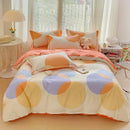 GobekUsa Brushed Cotton Printed Duvet Cover Set - Single/Double Bed Bedclothes