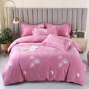 GobekUsa Brushed Cotton Printed Duvet Cover Set - Single/Double Bed Bedclothes