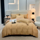 GobekUsa Brushed Cotton Printed Duvet Cover Set - Single/Double Bed Bedclothes
