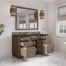 James Martin Bristol 60" Single Bathroom Vanity, Whitewashed Walnut
