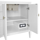 James Martin Myrrin 72" Double Bathroom Vanity, Bright White