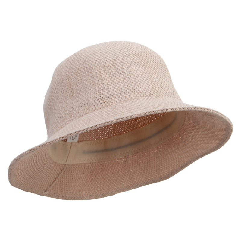 Women's 3" Brim Cotton Knit Bucket Hat