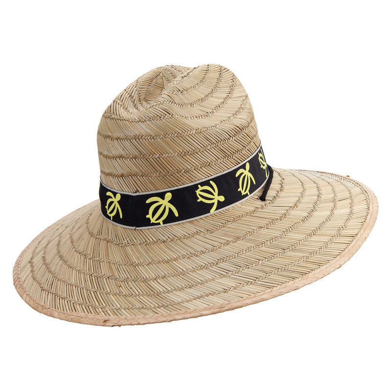 Turtle Band Lifeguard Straw Hat