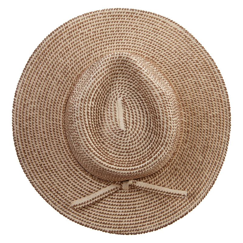 Women's Cotton Overstitching Fedora Hat