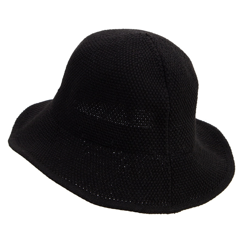 Women's 3" Brim Cotton Knit Bucket Hat