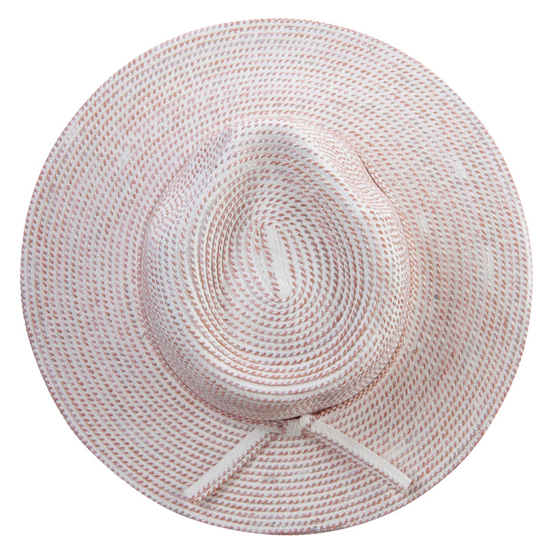 Women's Cotton Overstitching Fedora Hat