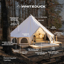 23' Avalon Optimus Bell Tent by White Duck Outdoors
