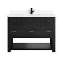 James Martin Lucian 48" Single Bathroom Vanity, Carbon Oak