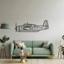 TBM-3N Metal Aircraft Wall Art - NCP0497