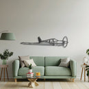 Turbo Arrow 3 Angle Metal Aircraft Wall Art - NCP0498
