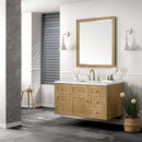 James Martin Laurent 48" Dual Mount Single Bathroom Vanity, Light Natural Oak