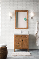 James Martin Brittany 30" Single Bathroom Vanity, Saddle Brown