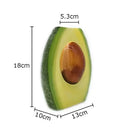 Avocado ceramic vase green and yellow living room decor craft pot by Decorbites