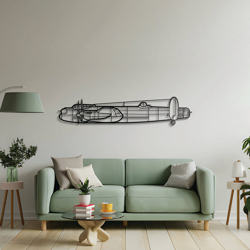 Avro Lancaster Metal Aircraft Wall Art - NCP0162