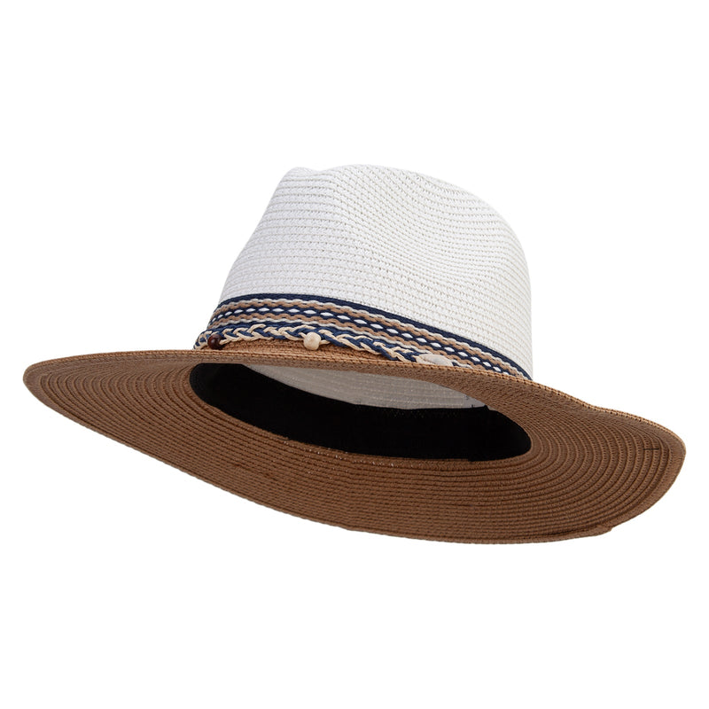 Women's Two Tone Fedora Hat