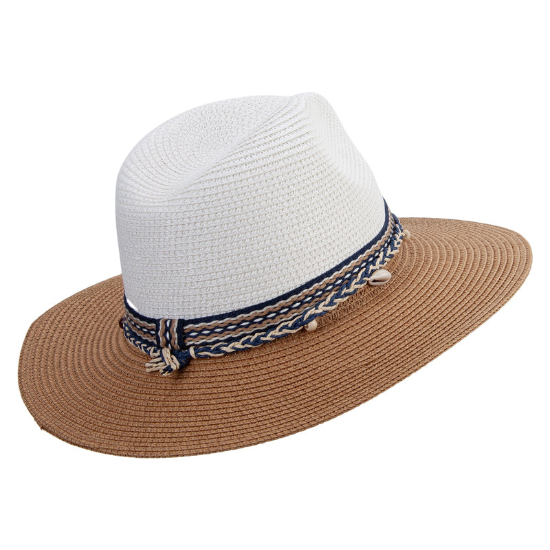 Women's Two Tone Fedora Hat