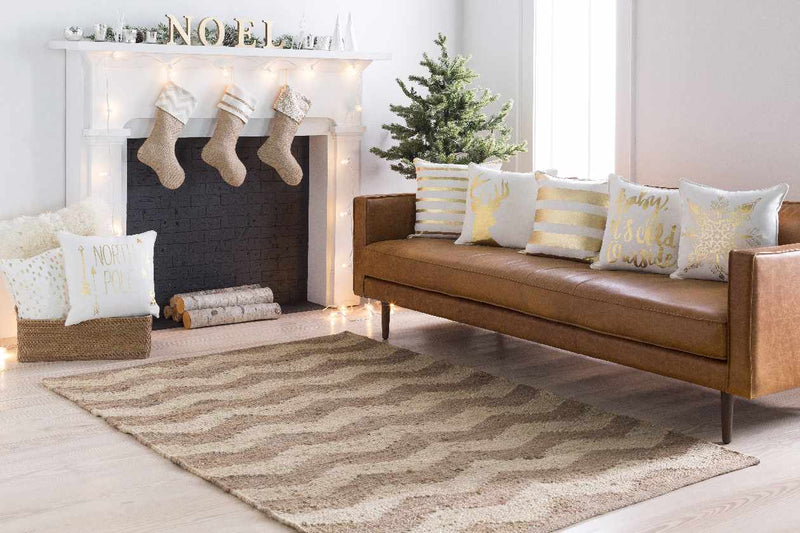 Zwarteweg Global Tan/Ivory Area Rug