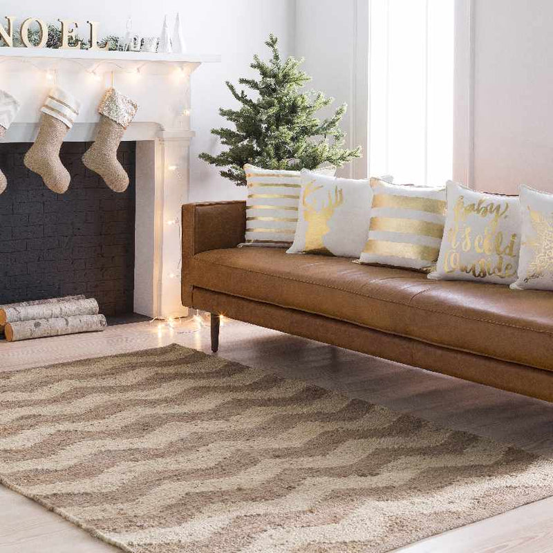 Zwarteweg Global Tan/Ivory Area Rug